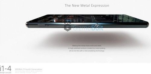 索尼Xperia Z3 Neo渲染圖曝光 采用金屬機身