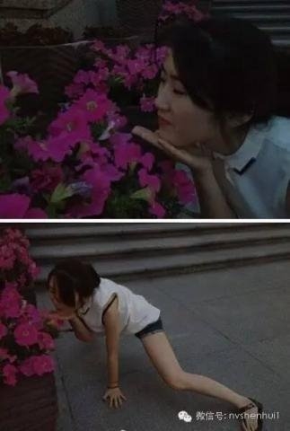 朋友圈美照真相：淚奔 全是體力活！