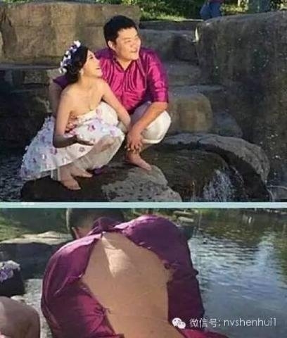 朋友圈美照真相：淚奔 全是體力活！