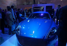 樂視與阿斯頓?馬丁合作新車Rapide S亮相CES