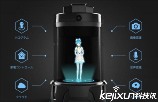 全息智能管家Gatebox萌萌噠　二次元宅男美女管家
