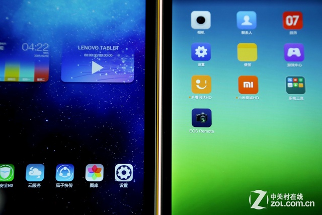 聯想S8對比小米Pad 
