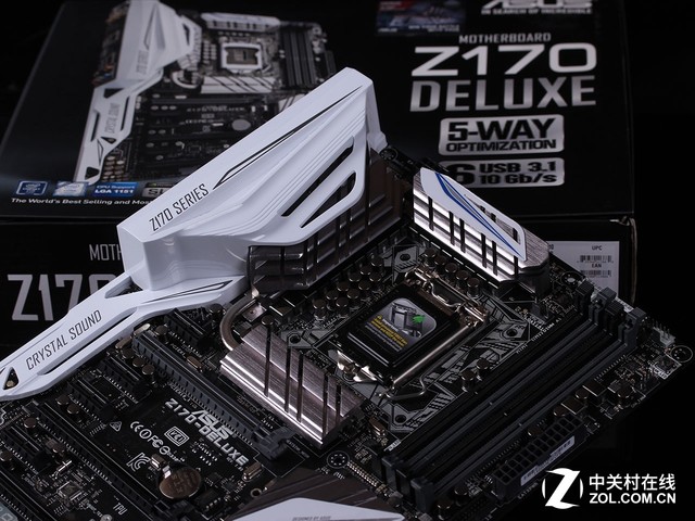 白灰配色規格驚人 華碩Z170-Deluxe解析 