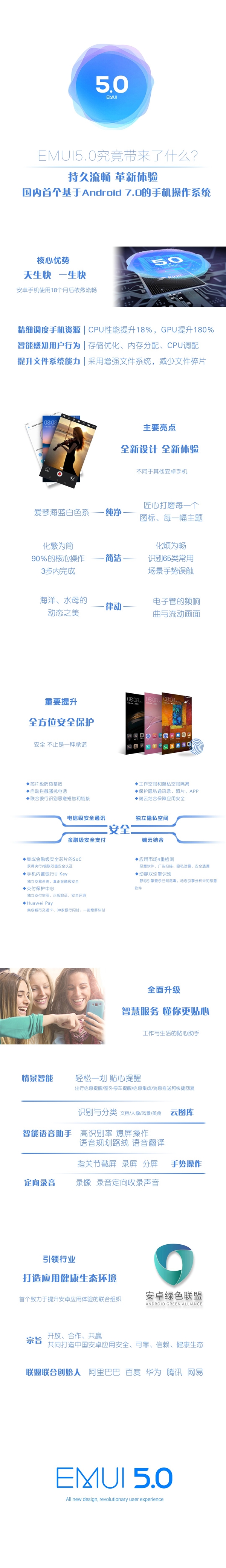 余承東：華為P9/Mate8能升EMUI5 永不卡頓！