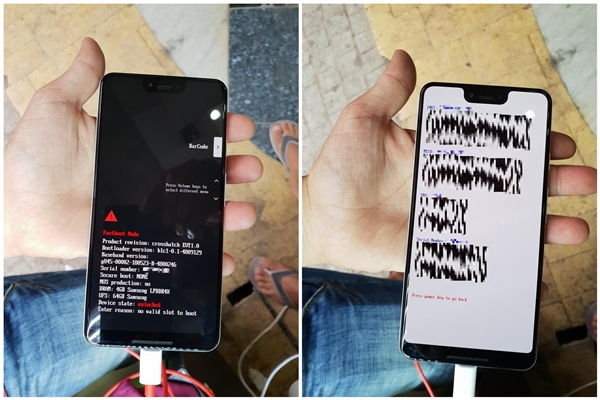 谷歌Pixel 3 XL劉海屏工程機(jī)曝光：首次支持無線充電