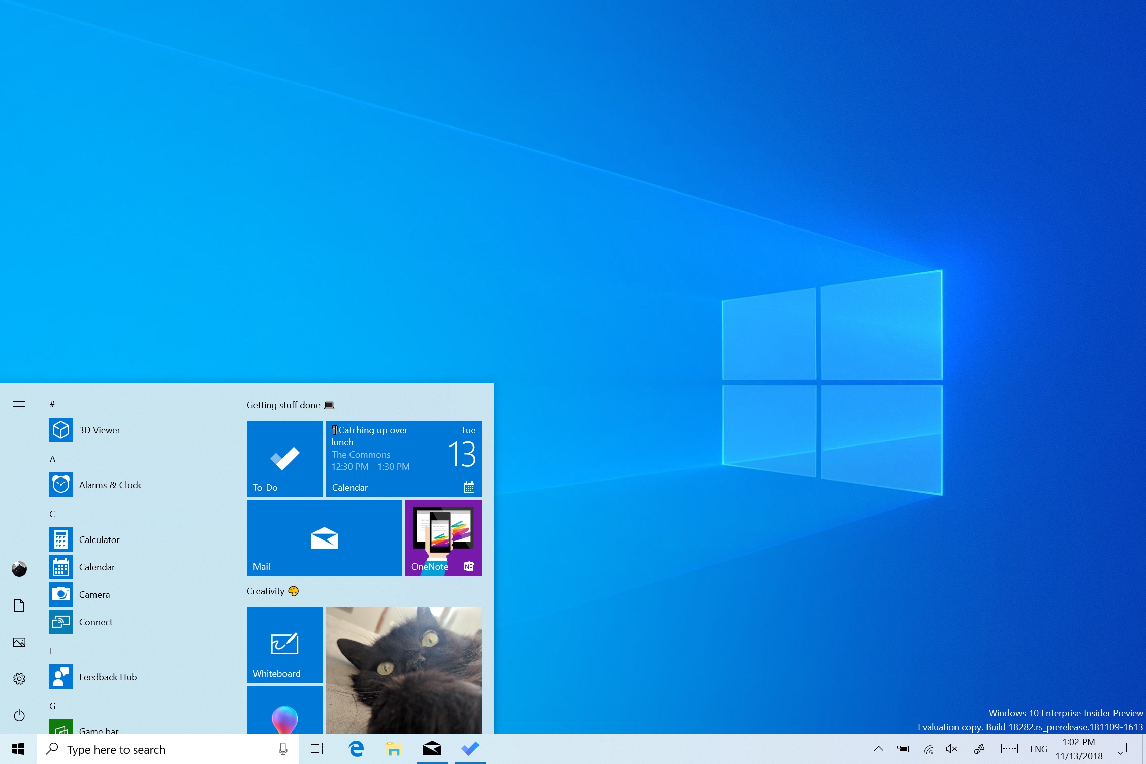 微軟推送Win10新預覽版Build 18282：引入新亮色主題和新壁紙