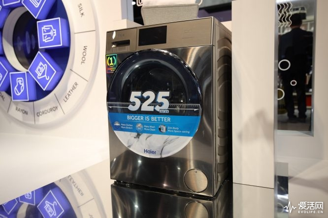 海爾云夢洗衣機CES2019發布：搭載雙直驅科技 洗滌時間提升55%
