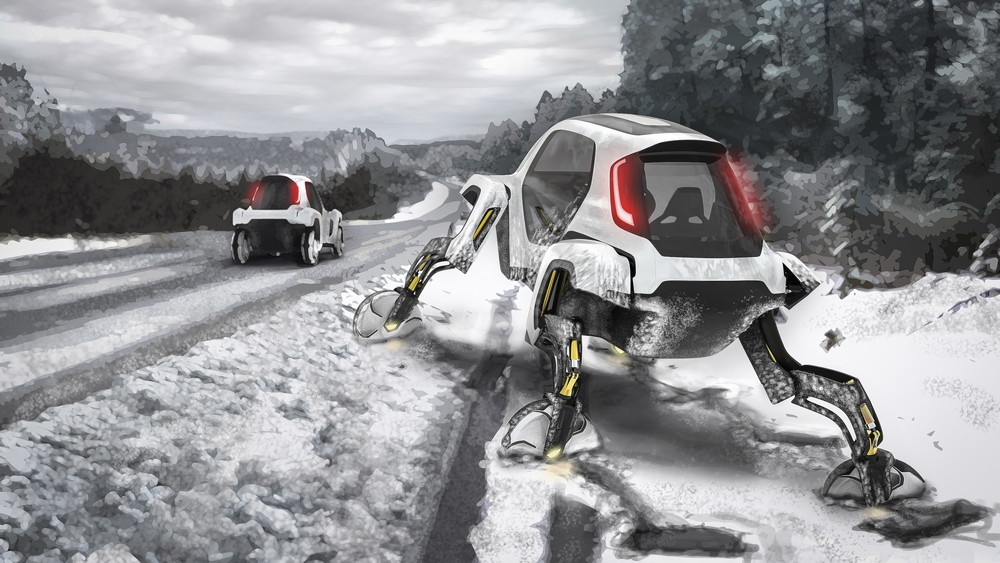 CES2019展現代汽車新型步行汽車驚艷亮相 不要飛就要會走的