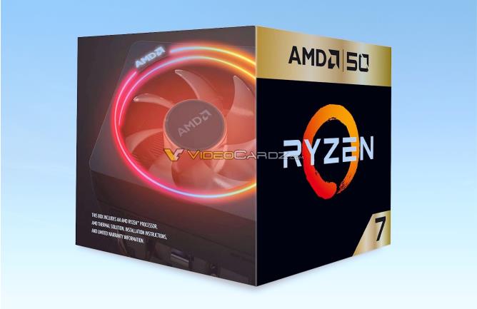 AMD 50周年紀念版銳龍7 2700X產(chǎn)品圖曝光：AMD CEO親筆簽名