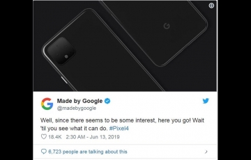 谷歌揭秘Pixel 4設(shè)計：確認(rèn)雙后置攝像頭，全玻璃背殼